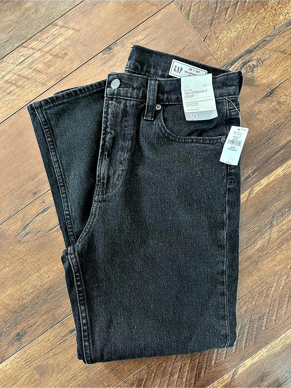 NWT Gap 90s Straight Crop High Rise Denim Jeans